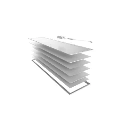 Noxion LED Panel Delta Pro V3 30W 3960lm - 830 Varm Vit | 120x30cm - UGR <19 - Philips Xitanium Drivdon
