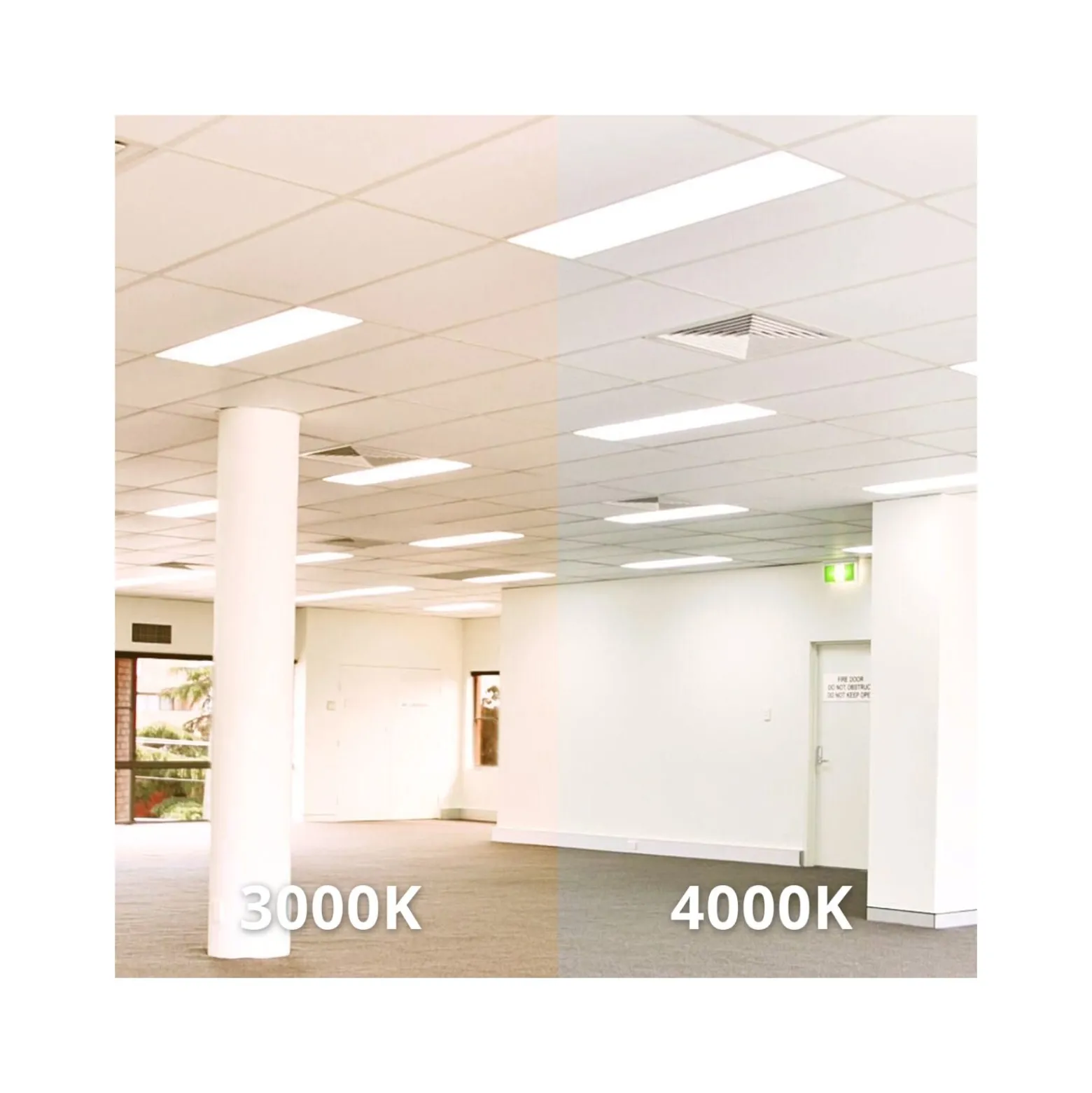 Noxion LED Panel Delta Pro V3 30W 3960lm - 830 Varm Vit | 120x30cm - UGR <19 - Philips Xitanium Drivdon