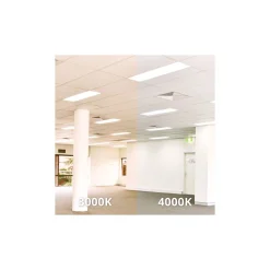 Noxion LED Panel Delta Pro V3 30W 4070lm - 840 Kallvit | 120x30cm - UGR < 19 - Philips Xitanium Drivdon - 3 Timmar Nödbelysning