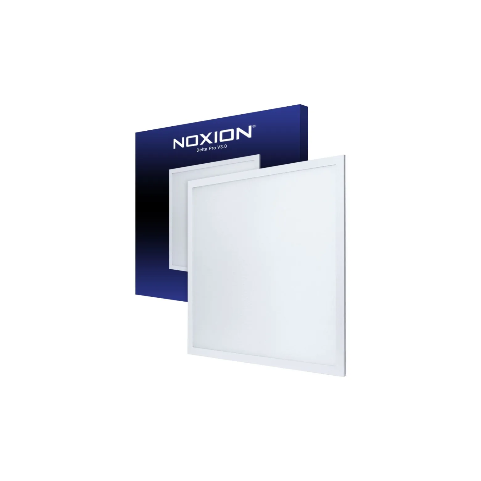 Noxion LED Panel Delta Pro V3 30W 3960lm - 830 Varm Vit | 60x60cm - UGR <19 - Philips Xitanium Drivdon - GST18 Manlig