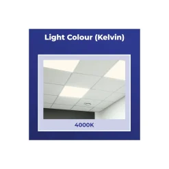 Noxion LED Panel Delta Ultra Efficiency - 200lm/W - 18W 3600lm - 840 Kallvit | 120x30cm - UGR<19 - Backlit