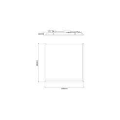 Noxion LED Panel Delta Value V5 Backlit 28W 3920lm - 830/840 CCT | 60x60cm - UGR <19 - Dali Dimbar