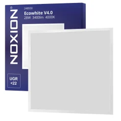 Noxion LED Panel Ecowhite V4.0 28W 3400lm - 840 Kallvit | 60x60cm - Philips driver