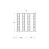 Noxion LED Panel Louvre Excell G2 Gloss Reflektor 34W 3550lm - 830-840 CCT | 60x60cm - UGR <19 - Philips Xitanium Drivdon