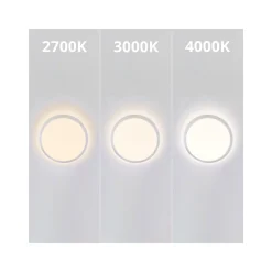 Noxion LED Plafond Pro Vit 20W 2000lm - 827-830-840 CCT | 300mm - IP66 - 3 timmar nödbelysning