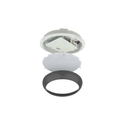 Noxion LED Plafond Pro V2 12/16/20W 2400lm - 830-840-865 CCT | 325mm - IP65 + Ring Svart