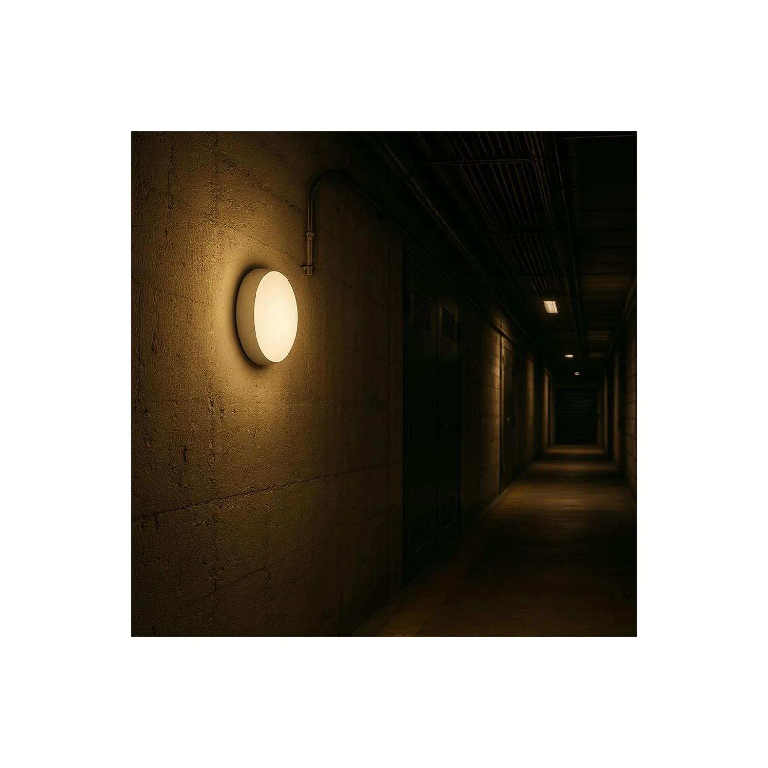 Noxion LED Plafond Pro V2 12/16/20W 2400lm - 830-840-865 CCT | 325mm - IP65 - Rörelse- och Ljussensor + Ögonlock Ring Vit
