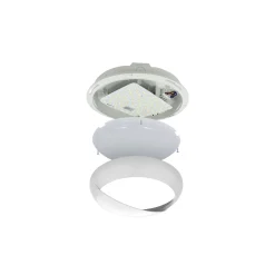 Noxion LED Plafond Pro V2 12/16/20W 2400lm - 830-840-865 CCT | 325mm - IP65 - Rörelse- och Ljussensor - 3 Timmar Nödbelysning + Ögonlock Ring Vit