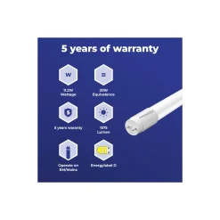 Noxion LED Rör T8 Avant Extreme (EM/Mains) High Output 11.2W 1575lm - 865 Dagsljus | 90cm - Ersättare 30W