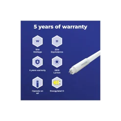 Noxion LED Rör T5 Avant Extreme (HF) High Efficiency 19W 2900lm - 865 Dagsljus | 145cm - Ersättare 35W