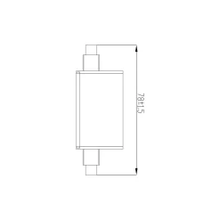 Noxion LED R7s 78mm Klar 7W 806lm - 827 | Ersättare 60W