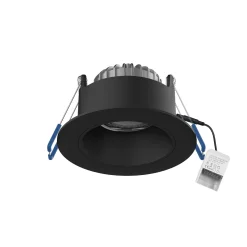 Noxion LED Spot Ares Djup ring Svart 6W 540lm 927-940 3CCT - med Inre Ring Svart | Utskärning 68mm