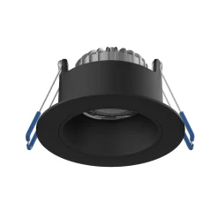 Noxion LED Spot Ares Djup ring Svart 6W 540lm 927-940 3CCT - med Inre Ring Svart | Utskärning 68mm