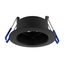 Noxion LED Spot Ares Djup ring Svart 6W 540lm 927-940 3CCT - med Inre Ring Silver | Utskärning 68mm