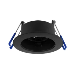 Noxion LED Spot Ares Djup ring Svart - med Inre Ring Vit | Utskärning 68mm - incl. GU10 Fitting