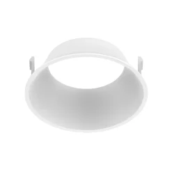 Noxion LED Spot Ares Djup ring Svart - med Inre Ring Vit | Utskärning 68mm - incl. GU10 Fitting