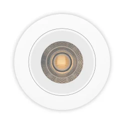 Noxion LED Spot Ares Djup ring - med Inre Ring Vit| Utskärning 68mm - incl. GU10 Fitting