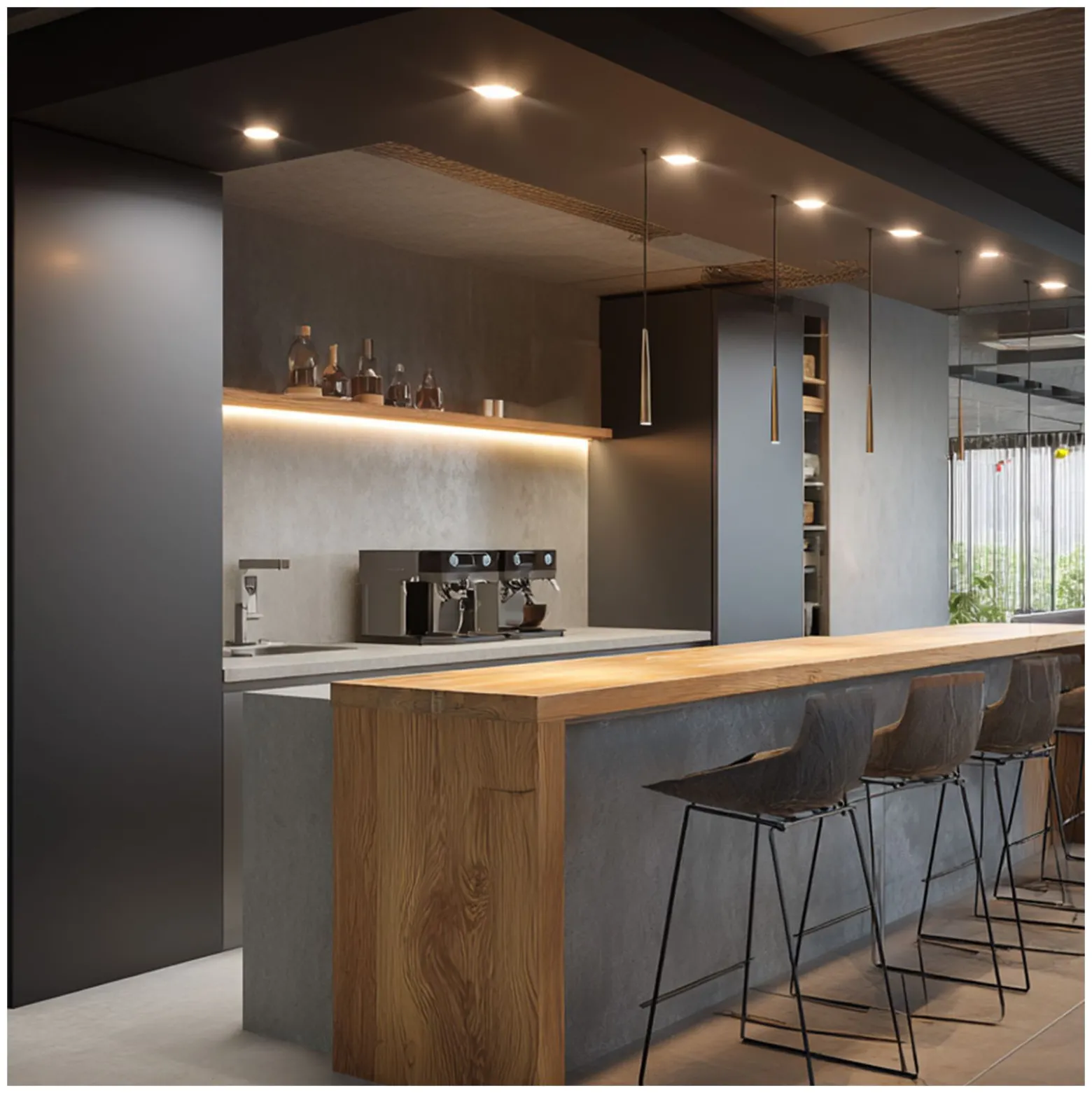 Noxion LED Spot Ares Djup ring - med Inre Ring Vit| Utskärning 68mm - incl. GU10 Fitting