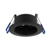Noxion LED Spot Ares Djup ring Svart - med Inre Ring Svart | Utskärning 68mm - incl. GU10 Fitting