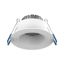 Noxion LED Spot Ares Djup Vit 6W 540lm 927-940 3CCT - med Inre Ring Vit| Utskärning 68mm