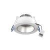 Noxion LED Spot Ares Djup Vit 6W 540lm 927-940 3CCT - med Inre Ring Silver | Utskärning 68mm
