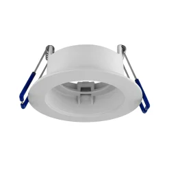 Noxion LED Spot Ares Djup Vit 6W 540lm 927-940 3CCT - med Inre Ring Silver | Utskärning 68mm