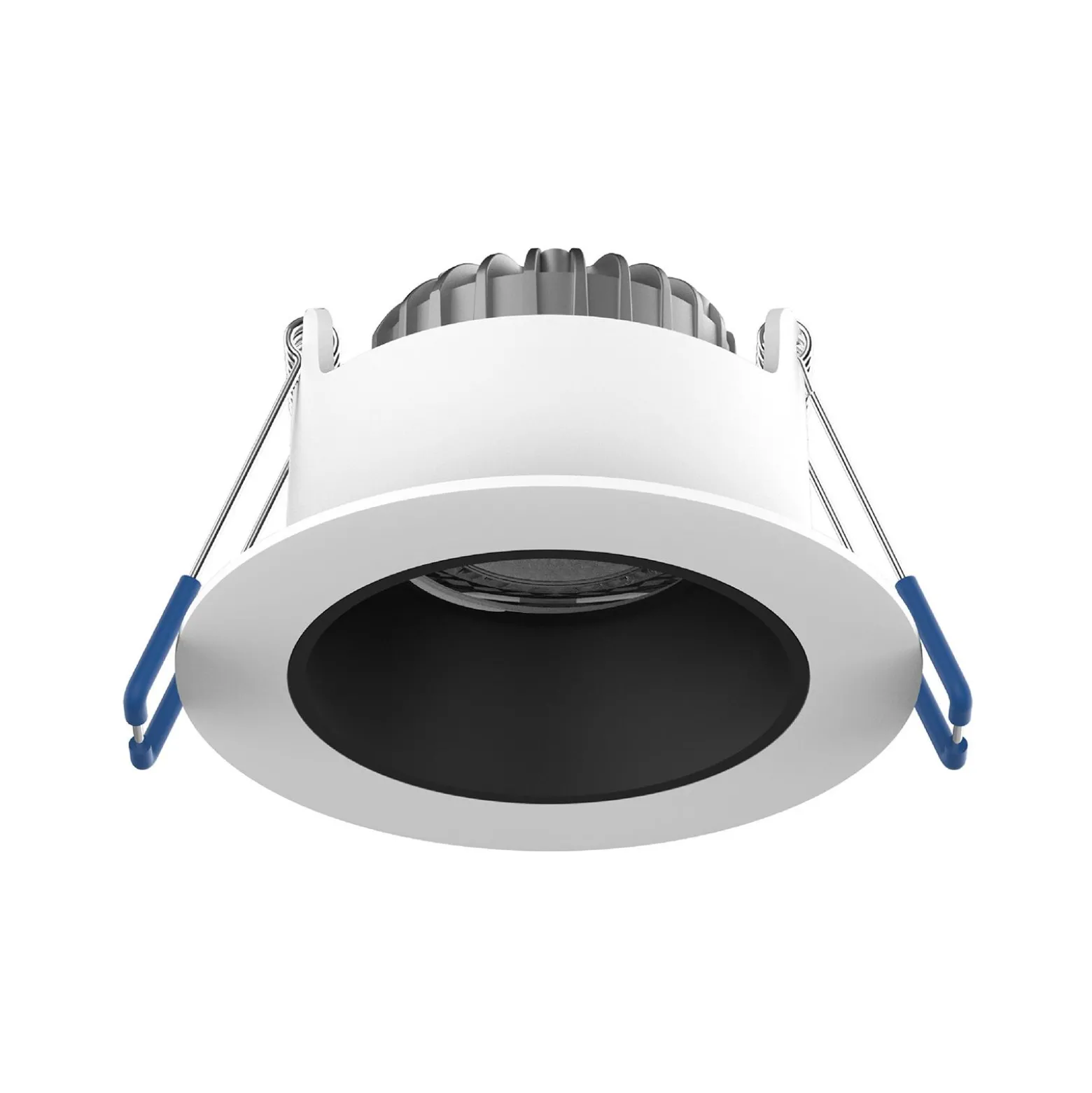 Noxion LED Spot Ares Djup Vit 6W 540lm 927-940 3CCT - med Inre Ring Svart | Utskärning 68mm
