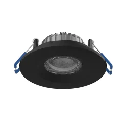 Noxion LED Spot Ares Fast Svart 6W 540lm - 927-940 3CCT | Utskärning 68mm