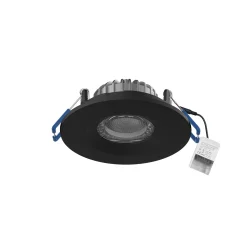 Noxion LED Spot Ares Fast Svart 6W 540lm - 927-940 3CCT | Utskärning 68mm