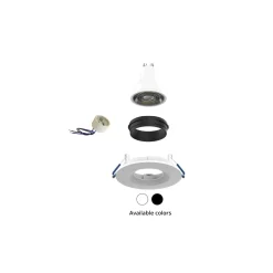 Noxion LED Spot Ares Fast Svart | Utskärning - 68mm - incl. GU10 Fitting