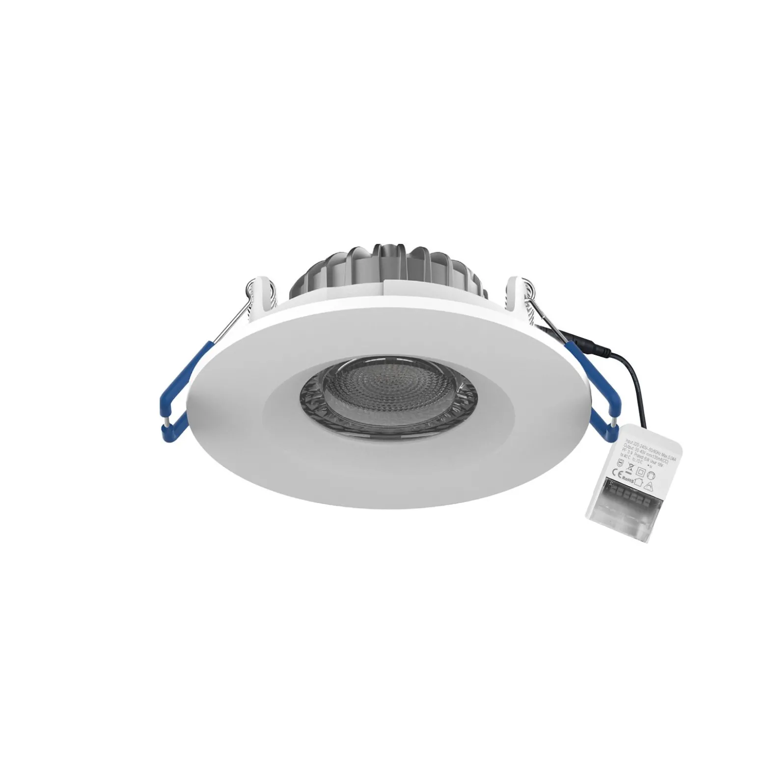 Noxion LED Spot Ares Fast Vit 6W 540lm - 927-940 3CCT | Utskärning 68mm