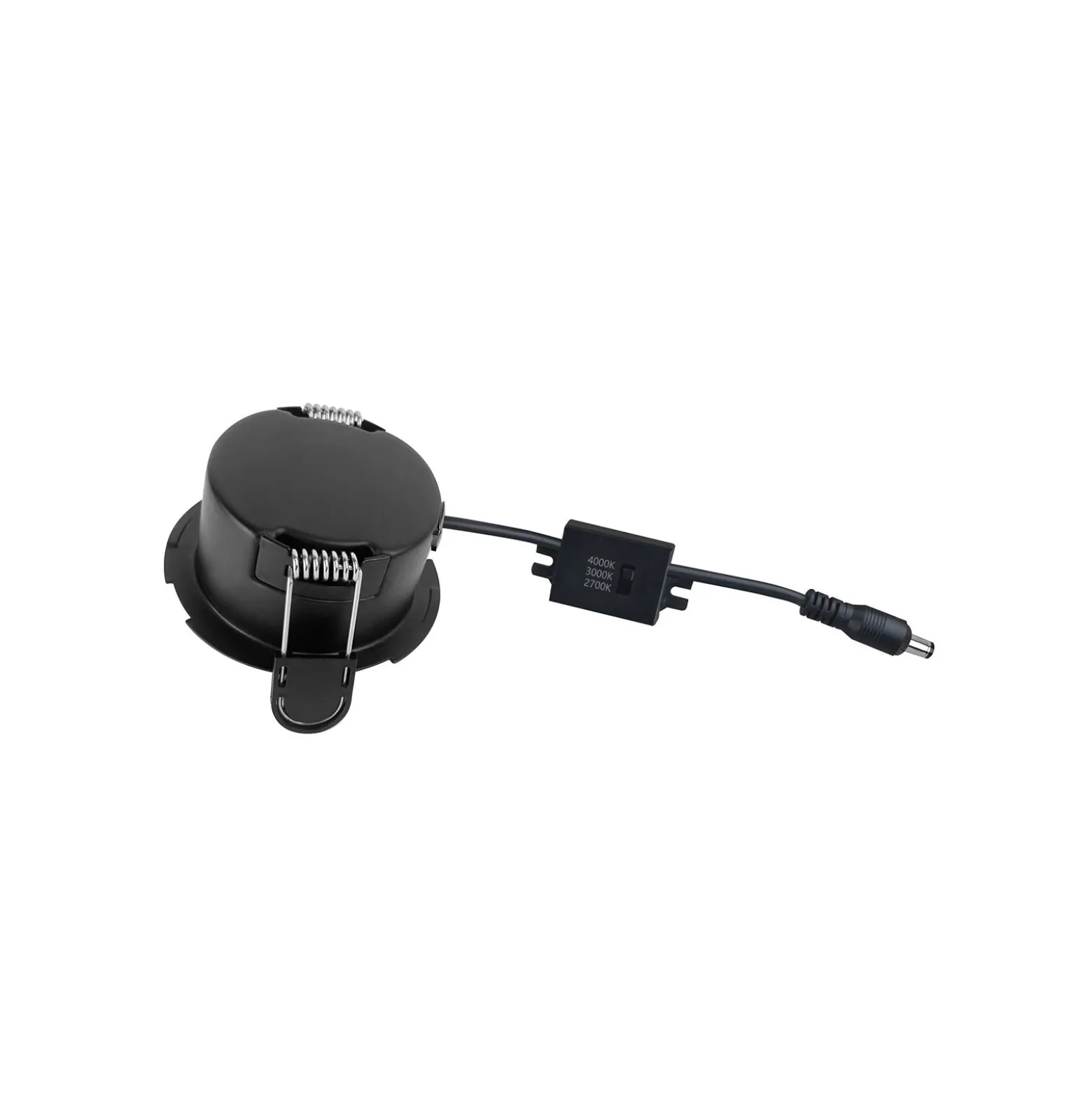 Noxion LED Spot Ares Firerated 6W 540lm 927-940 3CCT- Lutningsbar Svart| Utskärning 68mm