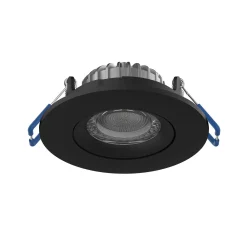 Noxion LED Spot Ares Lutningsbar Svart 6W 540lm 927-940 3CCT | Utskärning 68mm