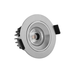 Noxion LED Spot Diamond Lutningsbar Aluminium 6W 400lm 36D - 927 Extra Varm Vit | Utskärning 83mm - IP44 - Bästa färgåtergivning - Dimbar