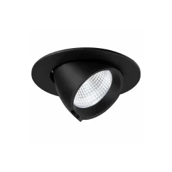 Noxion LED Spot Forza V2 Aluminium Svart 28W 3300lm 36D - 930-940-957 CCT | 160mm - Utskärning 145mm - Bästa Färgåtergivning