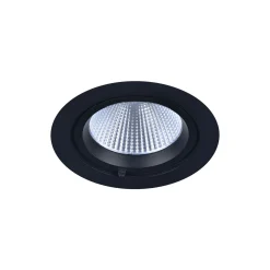 Noxion LED Spot Forza V2 Aluminium Svart 28W 3300lm 36D - 930-940-957 CCT | 160mm - Utskärning 145mm - Bästa Färgåtergivning