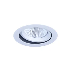 Noxion LED Spot Forza V2 Aluminium Vit 32W 3700lm 36D - 930-940-957 CCT | 160mm - Utskärning 145mm - Bästa Färgåtergivning