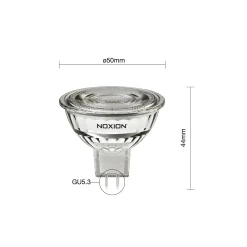 Noxion LED Spot GU5.3 MR16 6.1W 621lm 36D - 827 Extra Varm Vit | Ersättare 50W
