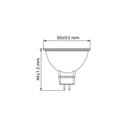 Noxion LED Spot GU5.3 MR16 7.5W 621lm 60D - 827 Extra Varm Vit | Dimbar - Ersättare 50W