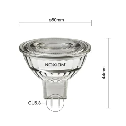 Noxion LED Spot GU5.3 MR16 4.4W 345lm 36D - 840 Kallvit | Ersättare 35W