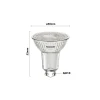 Noxion LED Spot GU10 PAR16 4W 345lm 36D - 827 Extra Varm Vit | Dimbar - Ersättare 50W