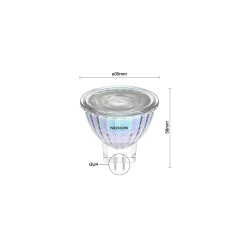 Noxion LED Spot Reflektor GU4 MR11 2.8W 184lm 36D - 927 Extra Varm Vit | Bästa Färgåtergivning - Dimbar - Ersättare 20W