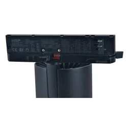 Noxion LED Spårbelysning 3-Fas Delta Pro Aluminium Svart 40W 4900lm 36D - 930-940-957 CCT | UGR <19