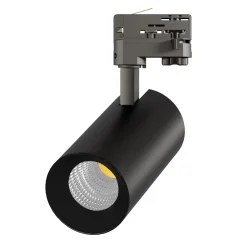 Noxion LED Spårbelysning 3-Fas Ecowhite Aluminium Svart 30W 2960lm 36D - 830 Varm Vit | UGR <19