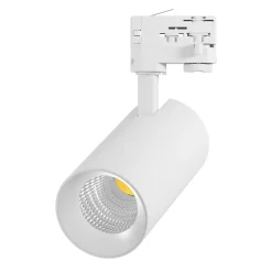 Noxion LED Spårbelysning 3-Fas Ecowhite Aluminium Vit 30W 3210lm 36D - 940 Kallvit | UGR <19