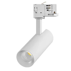 Noxion LED Spårbelysning 3-Fas Ecowhite Aluminium Vit 10W 840lm 36D - 830 Varm Vit