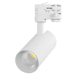 Noxion LED Spårbelysning 3-Fas Ecowhite Aluminium Vit 20W 2060lm 36D - 840 Kallvit | UGR <19