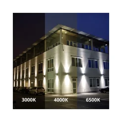 Noxion LED Strålkastare Beam V2.0 40-100W 5600-14000lm 90D - 830-840-865 CCT | IP66 - Symmetrisk
