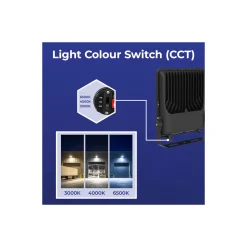 Noxion LED Strålkastare Beam V2.0 40W 5600lm 90D - 830-840-865 CCT | IP66 - Asymmetrisk