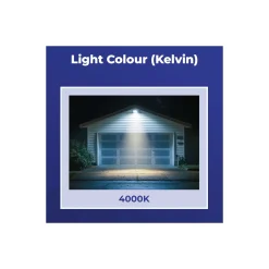 Noxion LED Strålkastare Beamy G3.1 Svart 10W 1100lm 100D - 840 Kallvit | IP65 - Symmetrisk